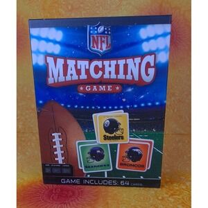 NFL Matching Game - All 32 Teams - 64 Card Memory Game - New Ages 3+